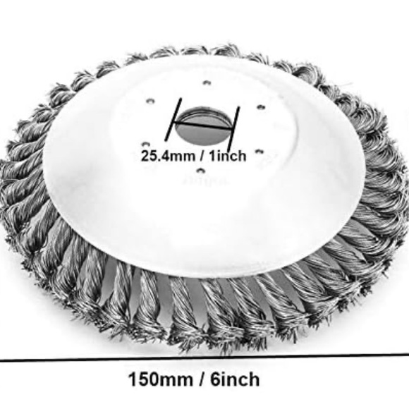 Silver Derusting Weeding Wheel - Picture 2 of 3